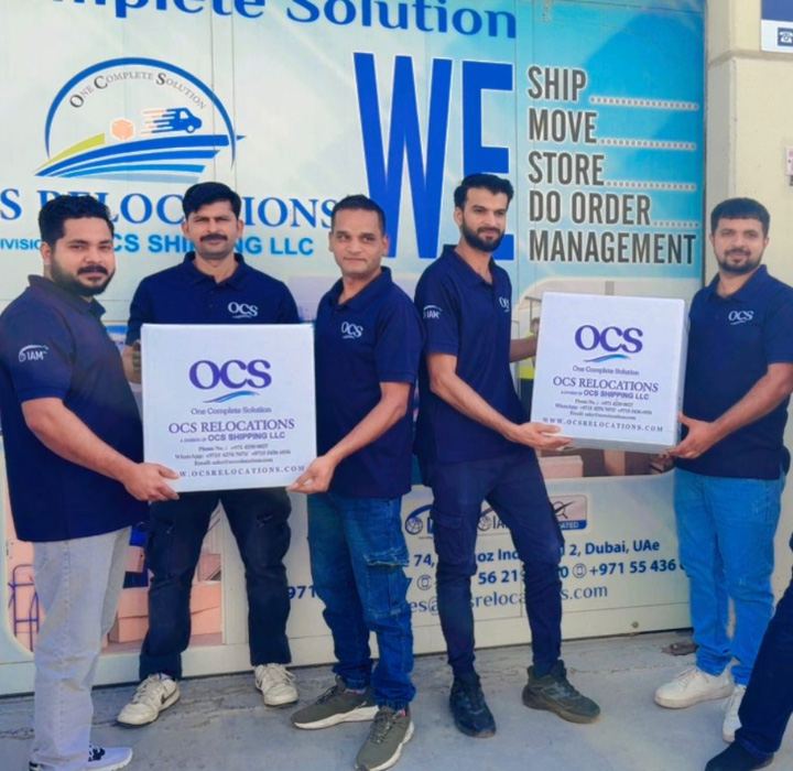 OCS Relocations warehouse storage facility in Dubai