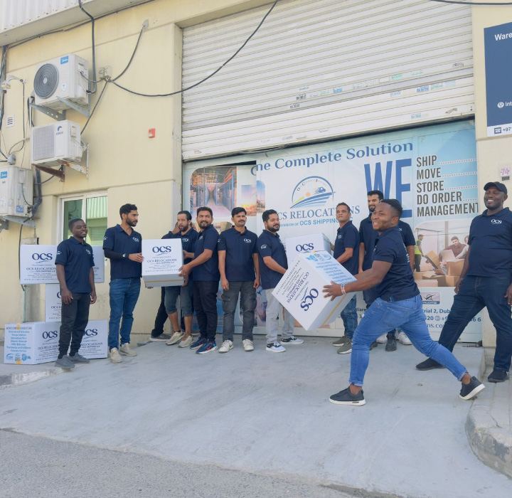 OCS Relocations team handling office relocation in Dubai